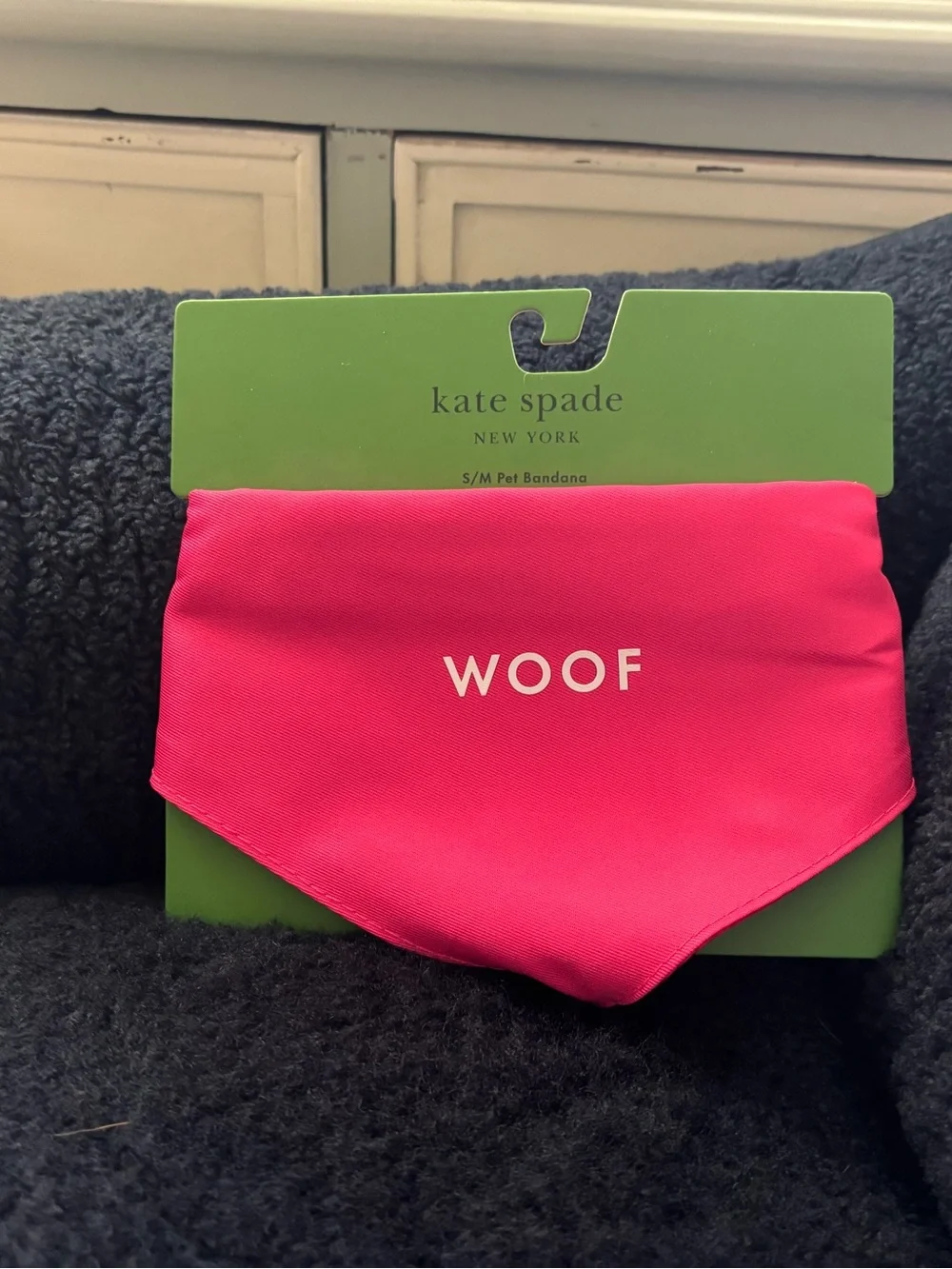 Kate Spade Dog Bed,Bowl,Bandana Set NEW!!♠️🐕🐾🦴🐶